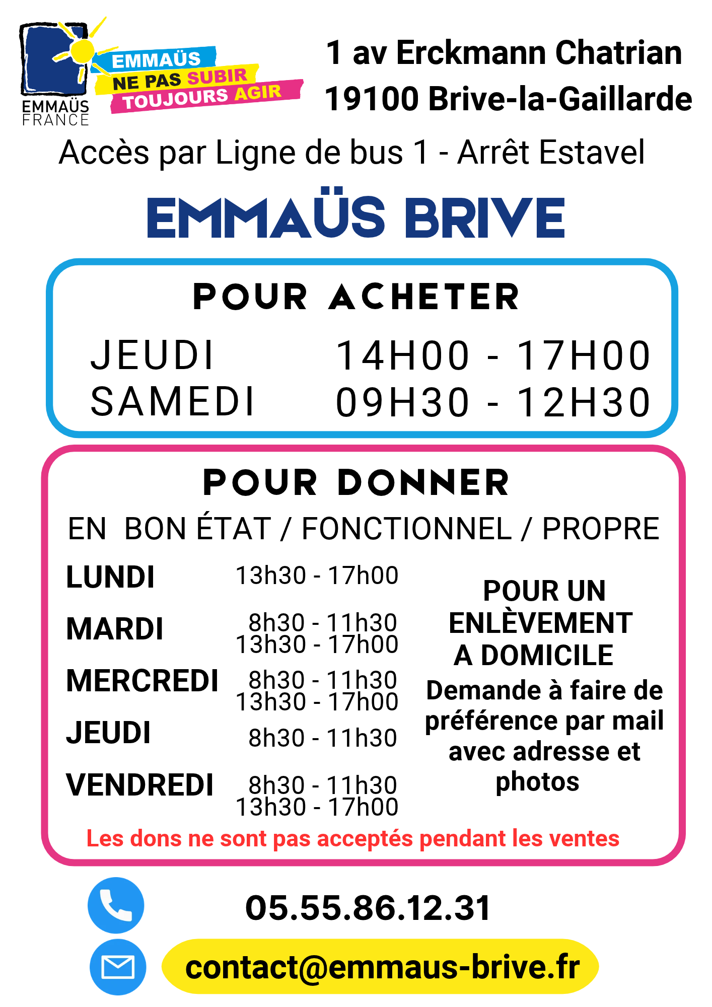 flyer infos bric a brac 2026